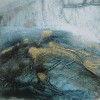 'Beneath the surface 3' (oil and mixed media on paper)Framed: 27.5cm sq €190